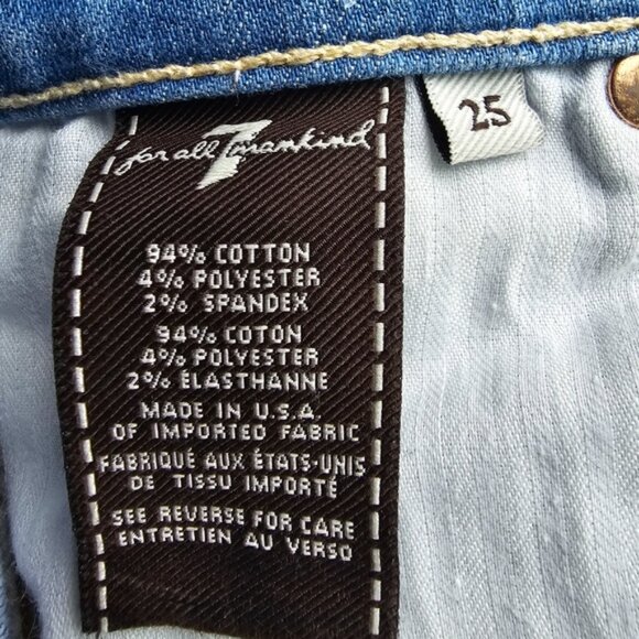 7 for all  Mankind High waist Vintage Bootcut. Size 25 - Picture 4 of 8